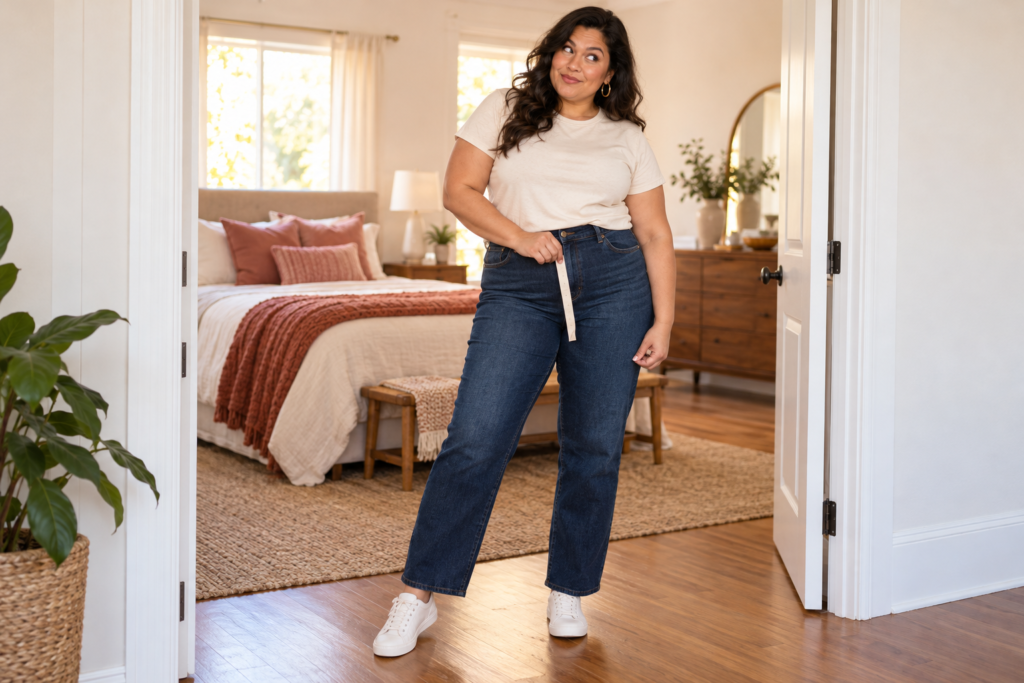 Tall Plus Size Jeans That Are Actually Long Enough 1 Tall jeans tiny tape measure